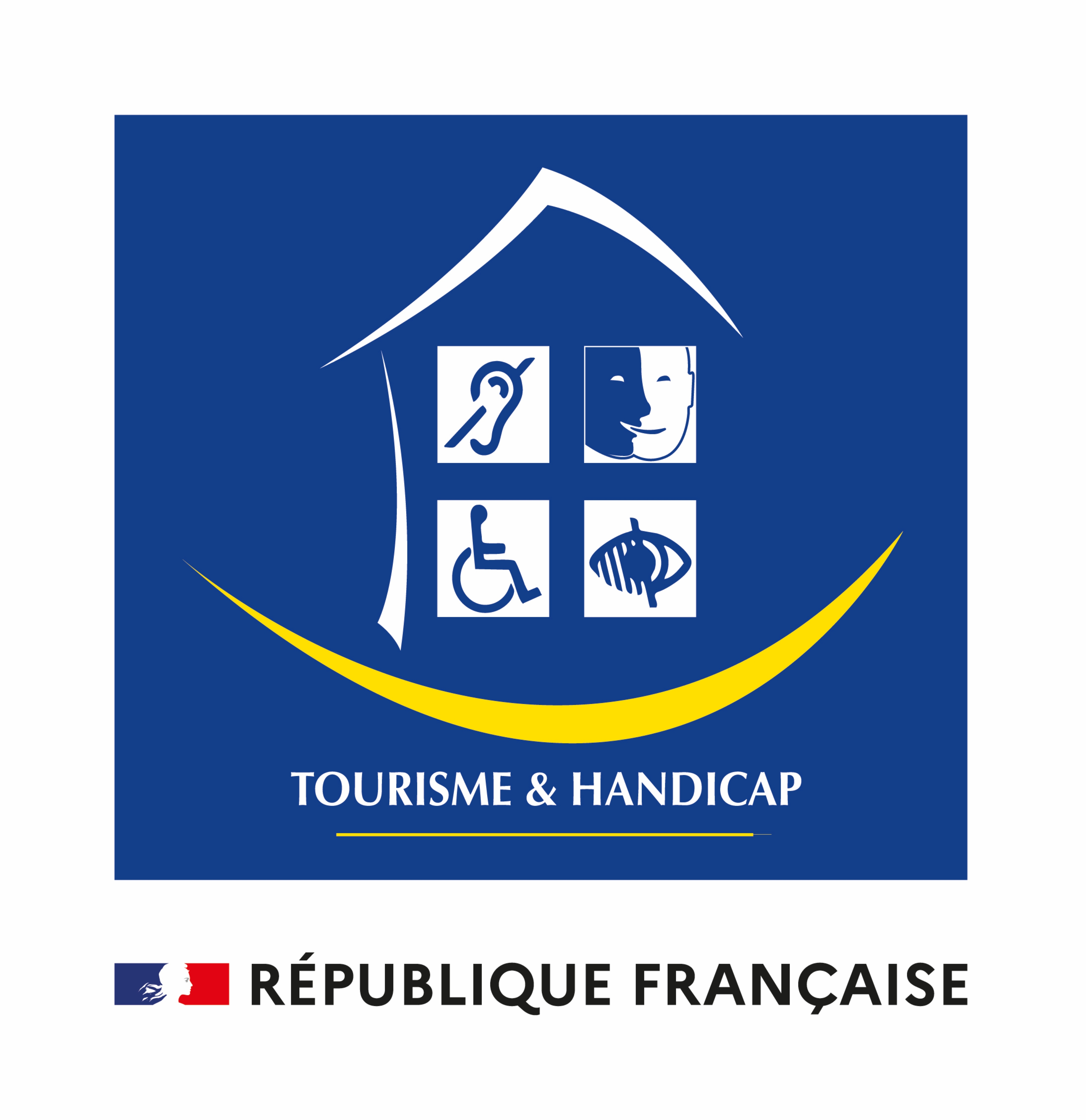 Certified with the French Tourisme & Handicap label, recognising accessibility for guests with disabilities.